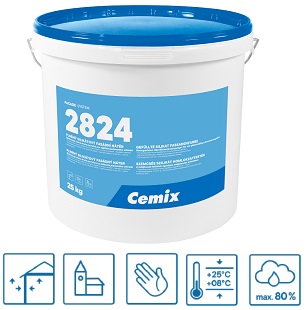 Cemix 2824 plněný silikátový nátěr